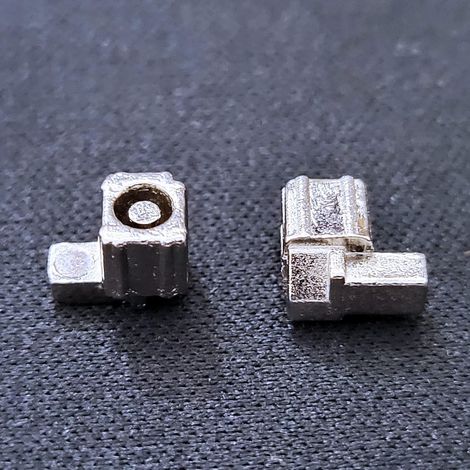 4 Pairs Left Right Slider Buckle Metal Lock Latch Bracket Controller Replacement Repair Part Tool Compatible with Switch Joy-Con