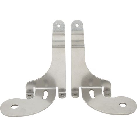 2 supports de fixation pour projecteurs, gauche et droite, en acier inoxydable chromé, de remplacement pour Mini R50 R52 R53