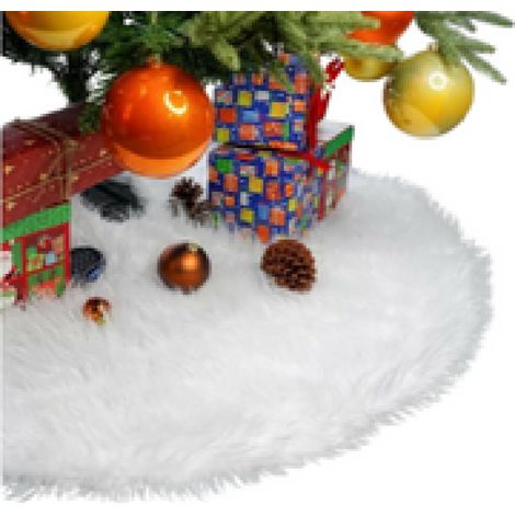 Irovami Jupe de sapin de Noël en peluche améliorée (78 cm) (1/3)