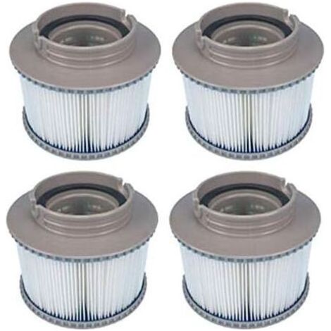 Lot de 4 filtres de rechange pour MSPA FD2089 pour pompes à cartouche pour tous les spas actuels MSPA (1/5)