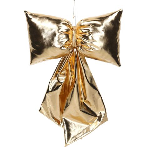 Fiocco tessuto lucido oro 25x35cm Peraga Christmas