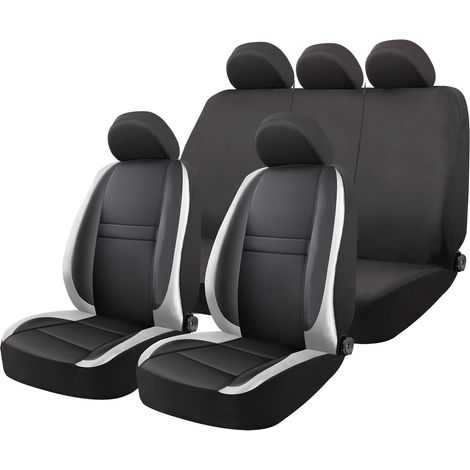 Fundas universales para asientos de coche, delanteras y traseras, juego SC09 amio-04609 (1/5)