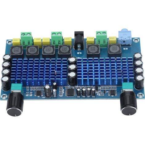 2.1-Kanal-Dual-Stereo-Digitalverstärker, XHA312-Audiomodul mit Bass, 12–24 V DC-Netzteil (1/5)
