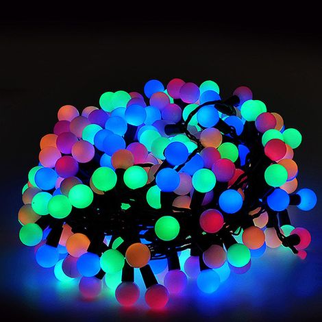 300 palline luminose  multicolor luci led per albero di natale da esterno o interno spetacolari lunghe 21 metri (1/2)