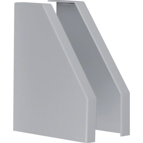 Embout de fermeture beha-set droit-gauche pour RK230 RAL 7030 gris HAGER L23207030