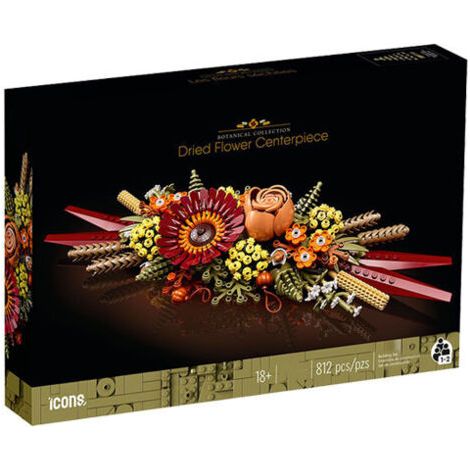 Botanicals Le Centre de Table Fleurs Séchées - Plantes Artificielles avec Rose et Gerbera à Construire pour Adulte - Décoration de Maison - Idée Cadeau pour Femme ou Homme (1/5)