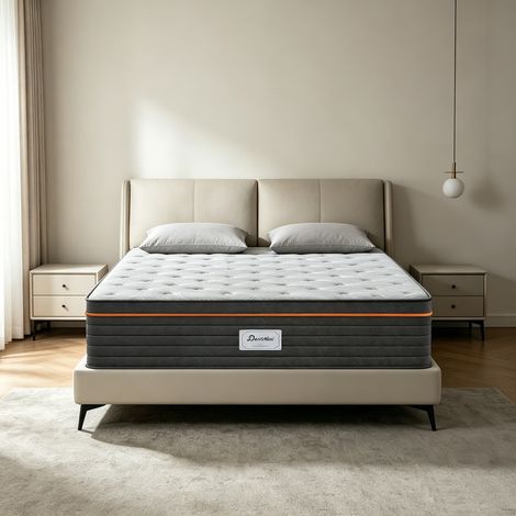 Matelas 90x190 cm,Épaisseur 26 cm,Original Matelas,Technologie Hybride,Ressorts Ensachés Indépendants en Mousse à Mémoire de Forme,Multicouches Extra Confort 7 Zones,Oeko-tex
