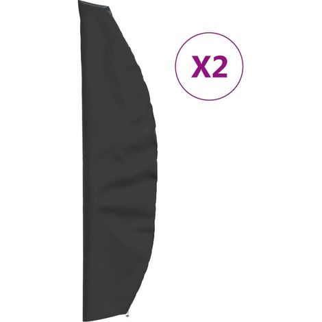 Housses de parapluie de jardin 2 pcs 280x30-81-45cm 420D (1/5)