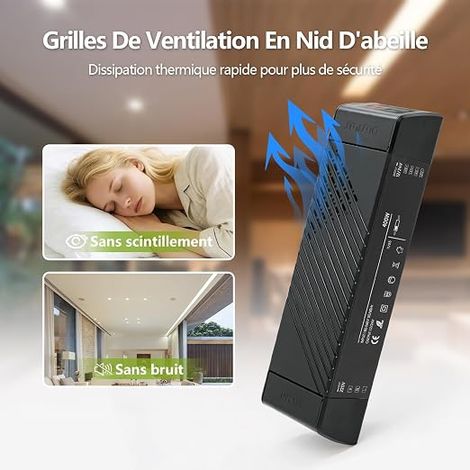 Alimentatore LED 230V a 12V/24V 400W Trasformatore Switching Alimentazione Elettrica DC12V 33.33A/DC24V 16.674A Trasformatore a Tensione Costante (1/4)