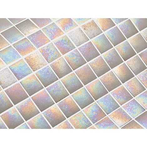 Mosaïque pâte de verre URBAN CHIC Carré 3.8x3.8cm Brillant - Boîte de 1.54 m2