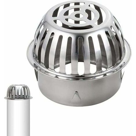 (Diameter: 67mm)304 Stainless Steel Gutter Leaf Guard - Gutter Guard - Leaf Catcher Filter for Roof Pipes, Leaves, Moss (1/5)