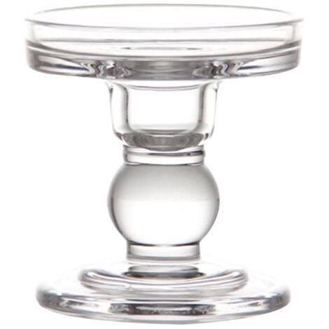 Bougeoir en verre au design créatif en forme de gobelet, vase décoratif pour bougie, grand bougeoir, décoration pour mariage, maison, bar, fête. (1/5)