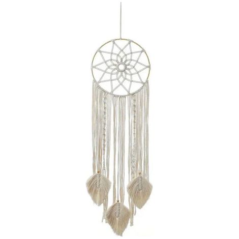Attrape-rêves en macramé pour Chambre à Coucher d’Adulte - Grande décoration Murale bohème - Décoration d’intérieur - Cadeau Artisanal (1/4)