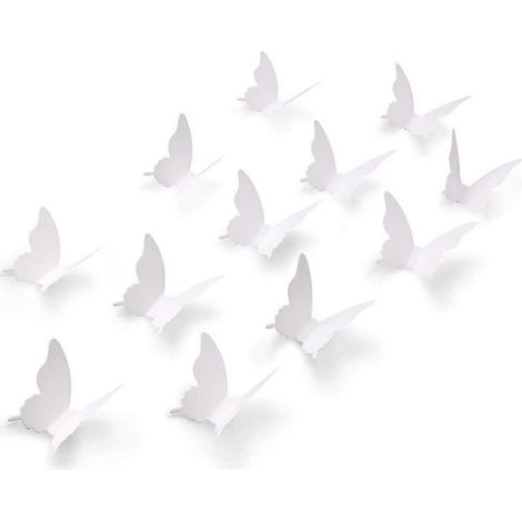 Décoration murale papillon élégante, stickers papillons effet miroir pour sublimer votre espace avec une touche 3D dans votre salon, salle à manger et plus encore (lot de 80 m). (1/5)