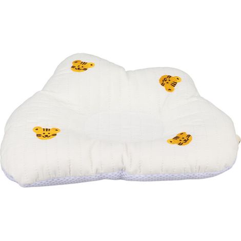 Oreiller Bébé Nuage Doux et Respirant en Coton PP pour Nouveau-né, Coussin Mignon en Forme de Nuage pour Dormir (1/5)