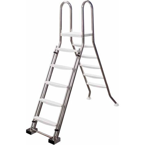 Échelle en inox pour piscines hors-sol et semi-enterrées - 1 350 mm