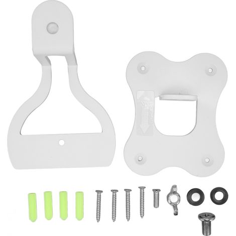 Support Murale pour Enceinte en Métal Épais Rotatif Stable, Gain de Place, Accessoire pour Enceinte Sans Fil SONOS Era 100 Blanc (1/5)