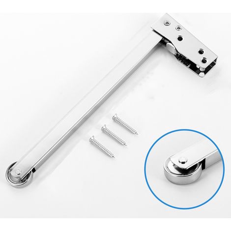 [Coordinador de puerta cortafuegos] [1x] [Coordinador de puerta cortafuegos] Cierrapuertas metálico automático y robusto con mecanismo de resorte: fácil instalación, 3 tornillos incluidos. (1/5)