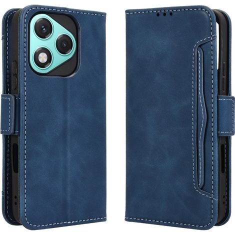 Funda tipo libro para Honor 400 Lite, con ranura para tarjeta, color azul marino. (1/5)