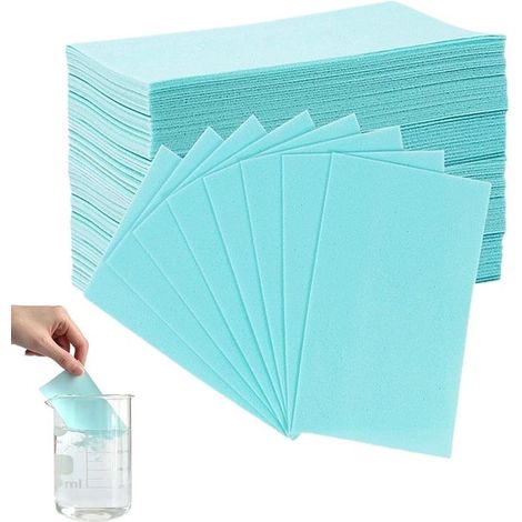 Lot de 100 tablettes de nettoyage de sol – Bleues – Concentré multi-usages – Solubles – Pour carrelage, bois, stratifié (1/5)