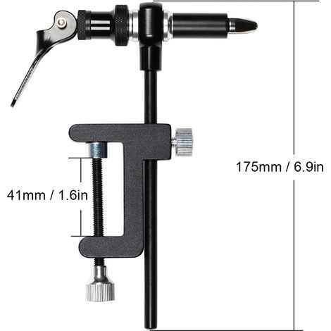 Kit combiné d'outils de fixation de mouches, étau, support de canette, enfileur d'aiguille, fouet, ciseaux de finition (1/5)