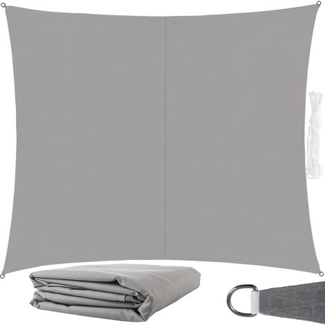 Vela ombreggiante gardlov 3x2m grigio poliestere