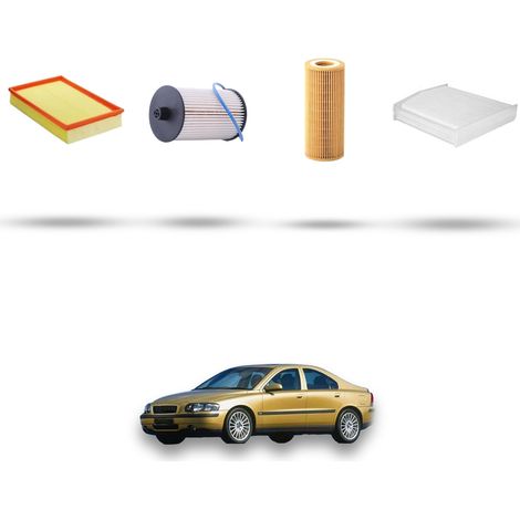 Kit tagliando 4 filtri compatibile con Volvo S60 2.4 CDI 85Kw dal 2003 al 2005 (1/5)
