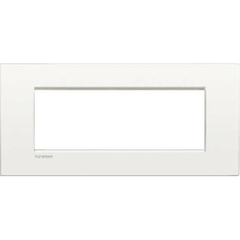 Bticino livinglight air placca 7 moduli colore bianco puro lnc4807bn (1/6)
