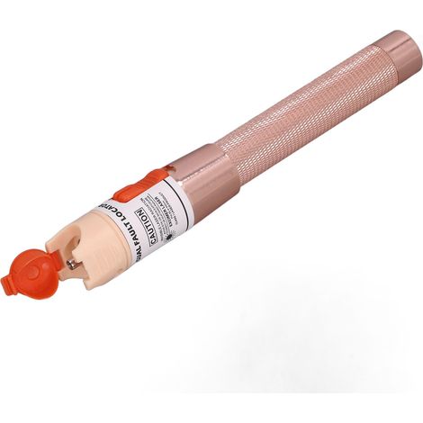 Localisateur visuel de défauts sur fibre optique 10 MW, connecteur universel de 2,5 mm, testeur compact de source de lumière pour fibres optiques compatible avec les connecteurs LC, FC, SC et ST (1/5)