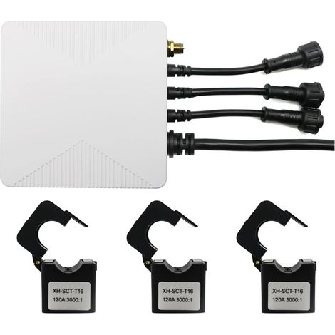 Moniteur d'énergie domestique intelligent Tuya Smart Life 3 phases WiFi ZigBee énergie KWH mètre 80APower pince transformateur de courant App moniteur et enregistrement de la consommation d'énergie Mo (1/5)