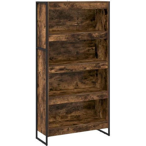 Maison Exclusive - Bücherregal 2 pcs Raucharbe 80 x 30 x 155 cm H