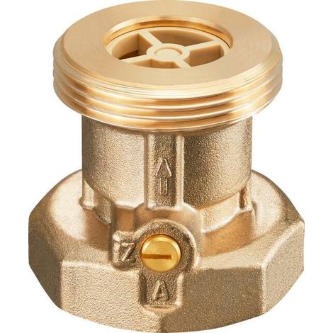Oventrop SVE Sperrventil DN 32, G 2" Außengewinde, G 2" Innengewinde, PN 10, Messing, 1070010 (1/2)