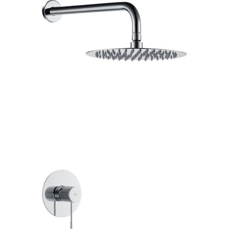 Tête de douche mural encastré TOUCHER mitigeur Chromé BrillantChroméNickel brosséNoir matOr rose brosséCanon de fusilOr brossé
