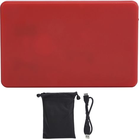 Disque dur externe USB 3.0 2,5 pouces 120 Go Rouge pour PC portable et bureau (1/5)
