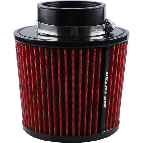 Filtro aria universale per auto - Filtro aria di ricambio per 76 mm - Kit di aspirazione - Filtro aria fredda universale ad alte prestazioni - Lavabile e riutilizzabile