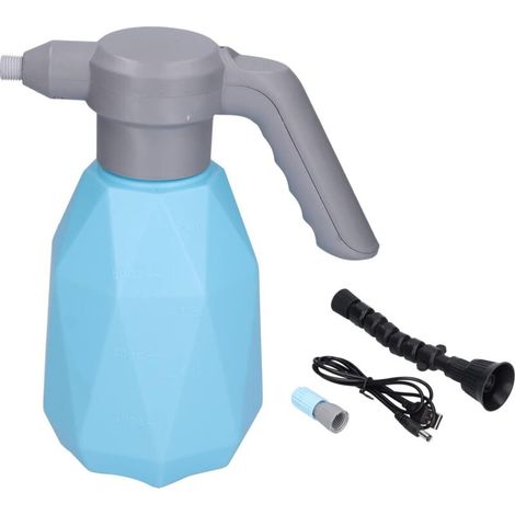 Electric Sprayer, 2L Garden Watering Can, USB Electric Household Cleaning Watering Can (Blue) - AquaForge (1/5)