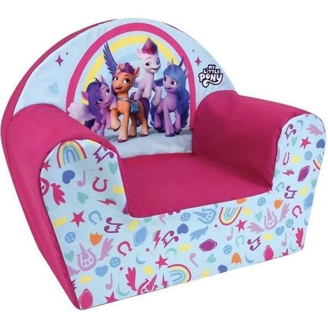 Fauteuil club Zipp Sunny Pipp Izz MY LITTLE PONY - Fun House - L.52 x P.33 x H.42 cm - origine France (1/2)