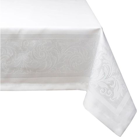 Nappe blanche anti-taches 140x200 Mesa Laura (1/4)