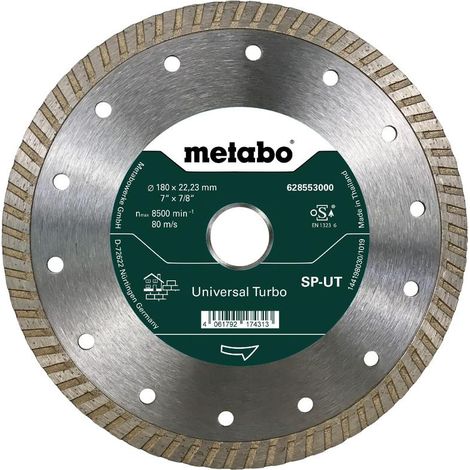 Metabo - Disco da taglio diamantato per materiali da costruzione 180x22,23 mm 628553000