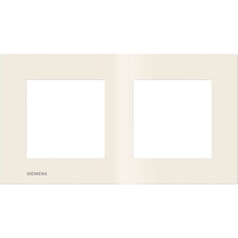 SIEMENS DELTA VIVA PLAQUE DOUBLE BEIGE SIE009553