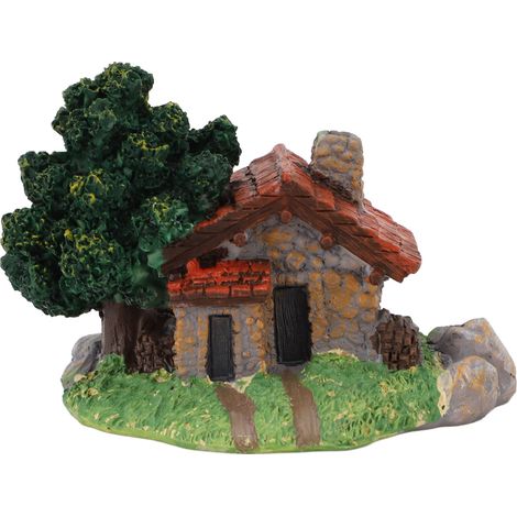 Micro paysage maison Figurine résine Village cabane ornement bonsaï décoration pour la maison jardinage petite pierre (1/5)