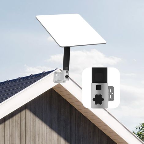 Support mural court, Kit de montage d'antenne Internet par satellite en alliage d'aluminium, compatible avec la parabole Gen 2 à actionnement standard et haute performance (1/5)