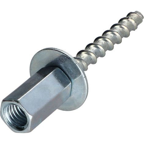 Vis béton Femelle Acier zingué 6X55-5 pièces
