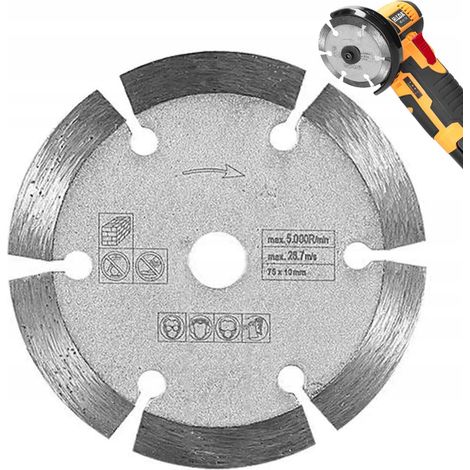 Disque diamanté Hilda pour béton, briques, cubes 75 x 10 mm (1/5)