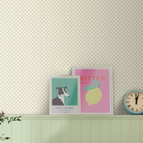 Papier peint intissé Joules Beckett Star 1005 x 52cm Vert