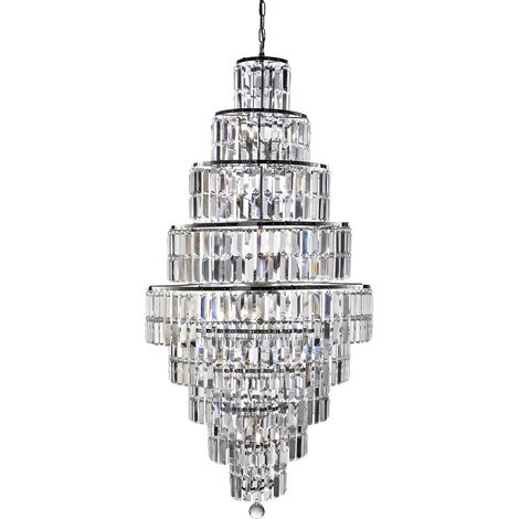 Searchlight Empire - Lampadario a 13 luci finitura cromo, attacco E14 (1/5)