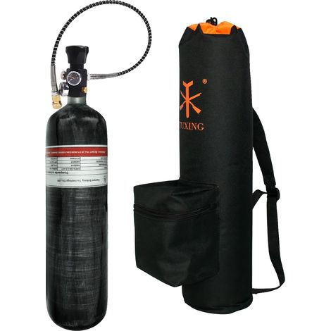Cylindre en fibre de carbone TUXING, capacité de 3,0 L, pression de travail de 300 BAR (1/2)