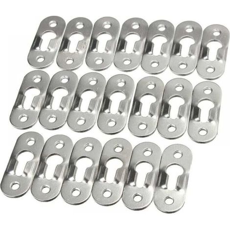 50 pieces metal fasteners, metal hooks for paint holes, metal hooks for cabinet mirrors, picture frames, cabinet fasteners YMYNY