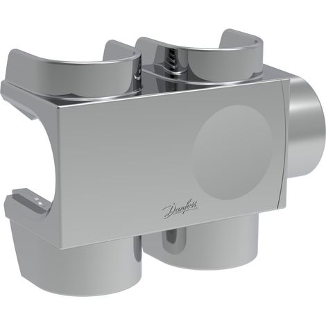 Danfoss Kunststoffabdeckung für VHS-DV DG, Fühler links in Chrom, Heizkörper 3/4'', 013G7965 (1/3)