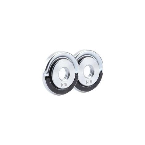 2PCS Écrou Serrage Rapide M14 pour Meuleuse d'angle électrique Écrous de Verrouillage Accessoire de Meuleuse d'angle Filetage Remplacement Angle Meuleuse Intérieur M14